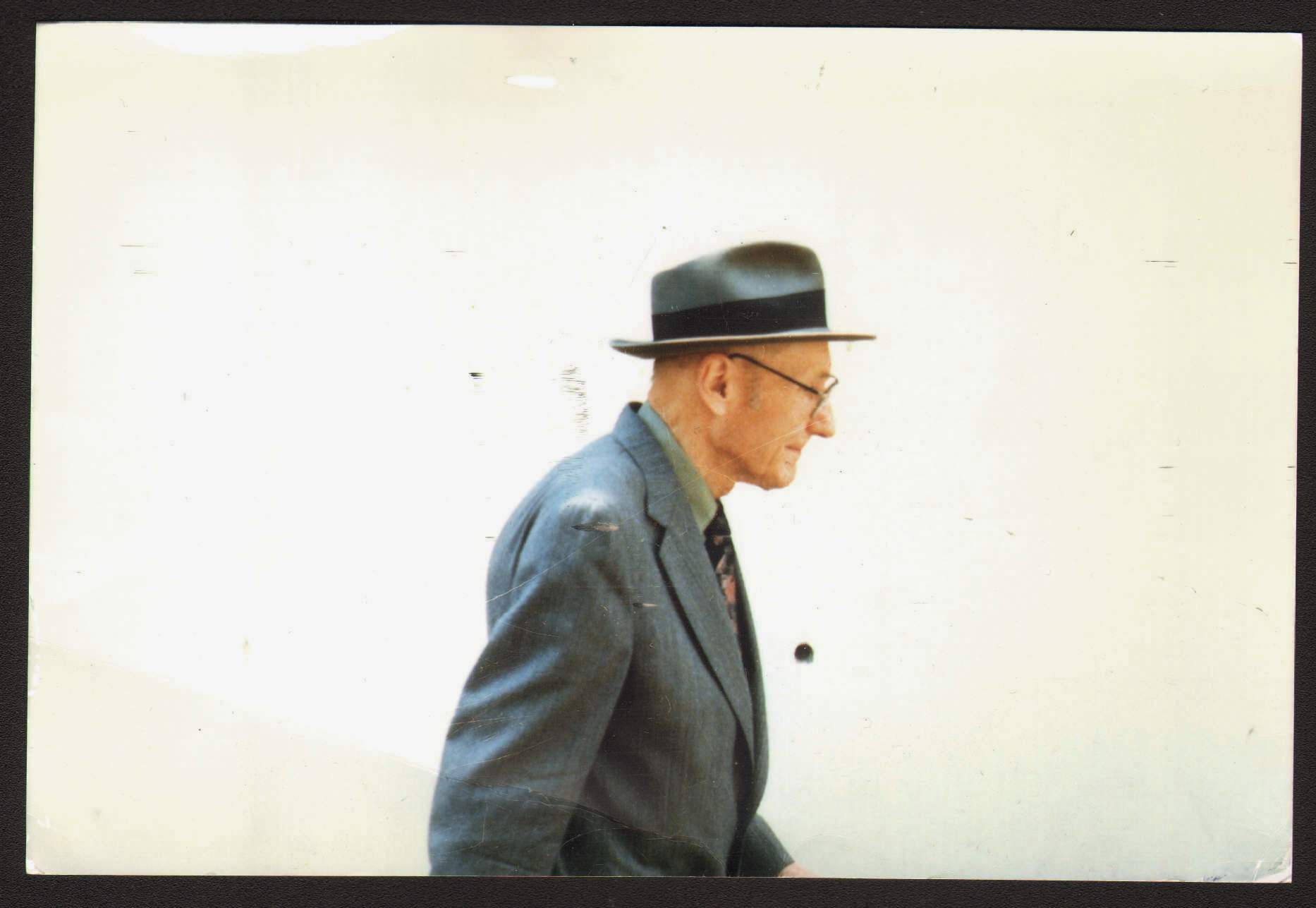 Burroughs nel 1989 - foto originale inedita