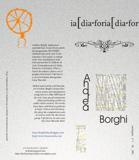 [dia•foria #1 – Andrea Borghi